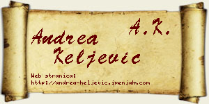 Andrea Keljević vizit kartica